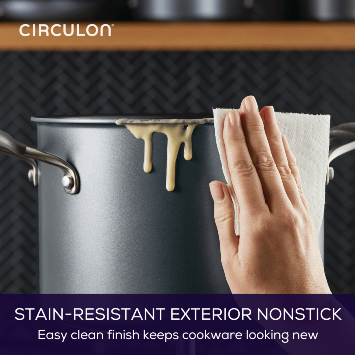 Circulon A1 ScratchDefense Extreme Non-stick Soeppan met Deksel 24cm/7,6L