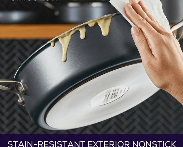 Circulon A1 ScratchDefense Extreme Non-stick Sauteuse met Deksel en Hulphandvat 28cm/4,7L