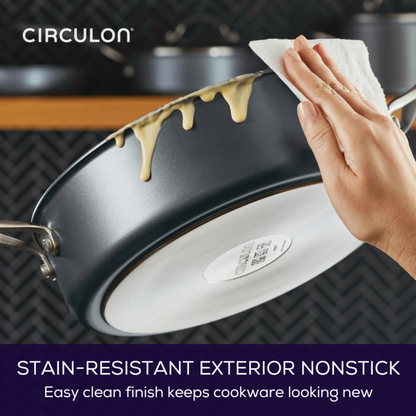 Circulon A1 ScratchDefense Extreme Non-stick Sauteuse met Deksel en Hulphandvat 28cm/4,7L